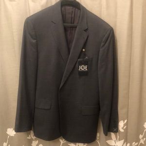 Charcoal Suit Coat- Joe Abboud 48R slim